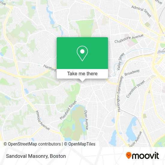 Sandoval Masonry map