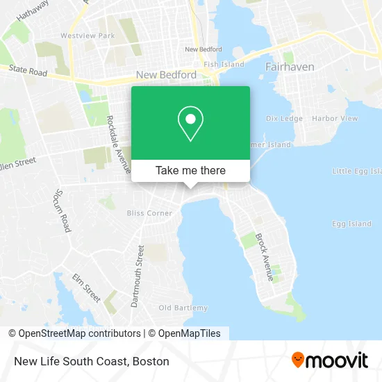New Life South Coast map