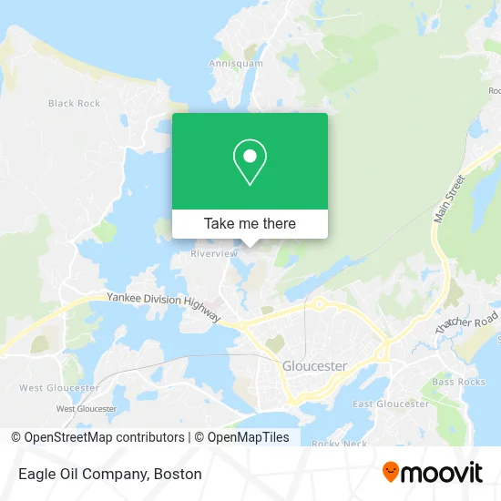 Eagle Oil Company map