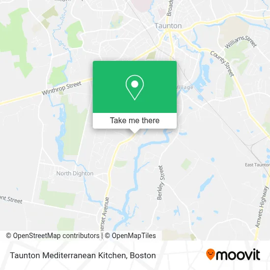 Taunton Mediterranean Kitchen map