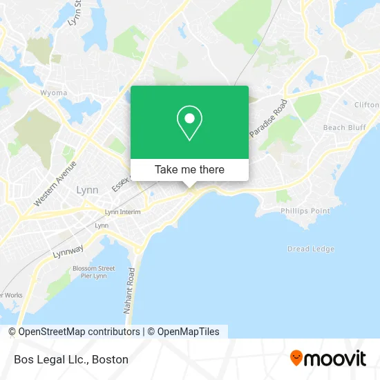Bos Legal Llc. map