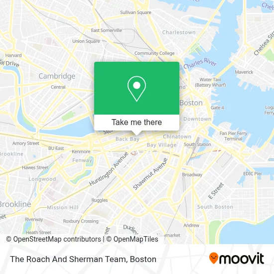 The Roach And Sherman Team map