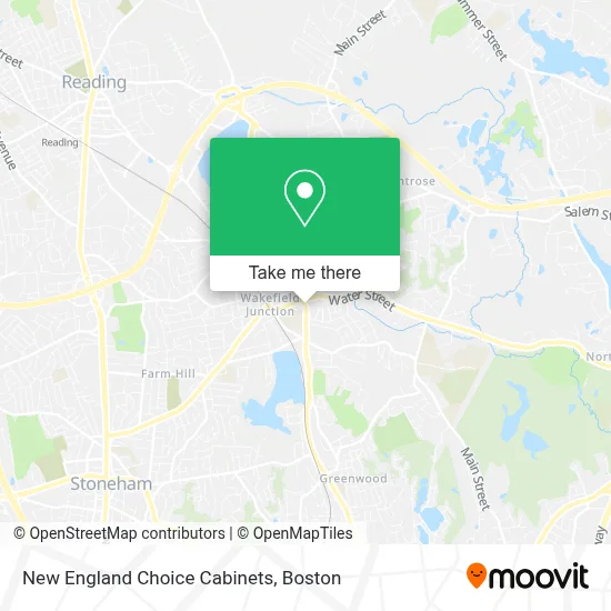 New England Choice Cabinets map