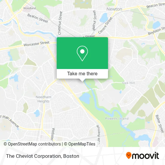 The Cheviot Corporation map