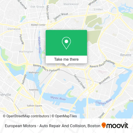 European Motors - Auto Repair And Collision map