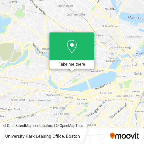 University Park Leasing Office map