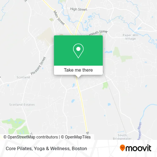 Core Pilates, Yoga & Wellness map