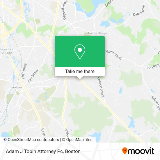 Adam J Tobin Attorney Pc map
