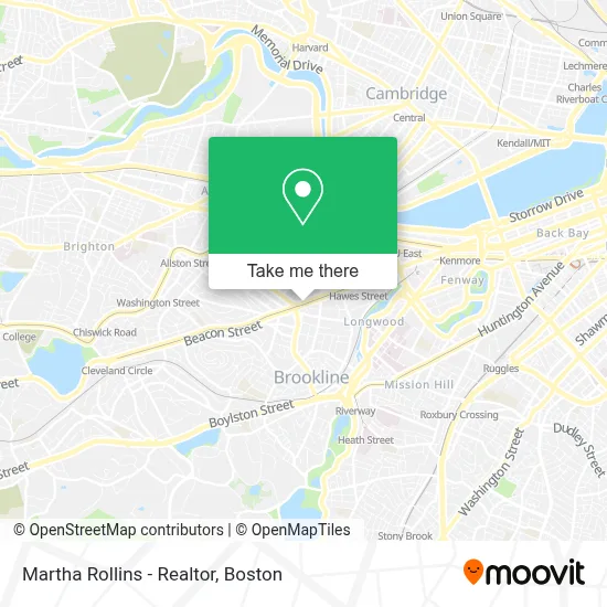 Martha Rollins - Realtor map