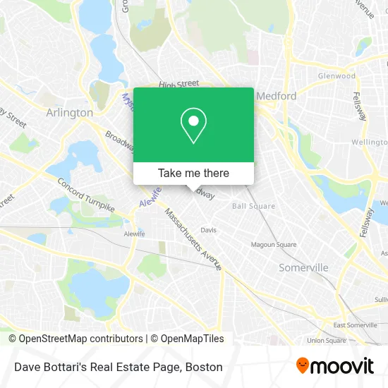 Dave Bottari's Real Estate Page map