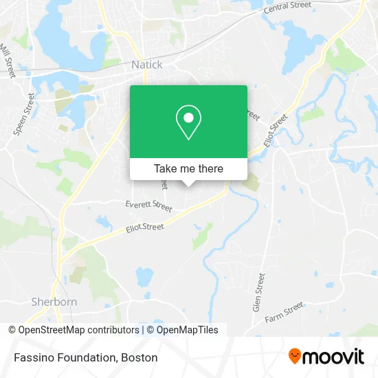 Fassino Foundation map