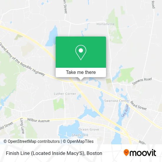 Finish Line (Located Inside Macy'S) map