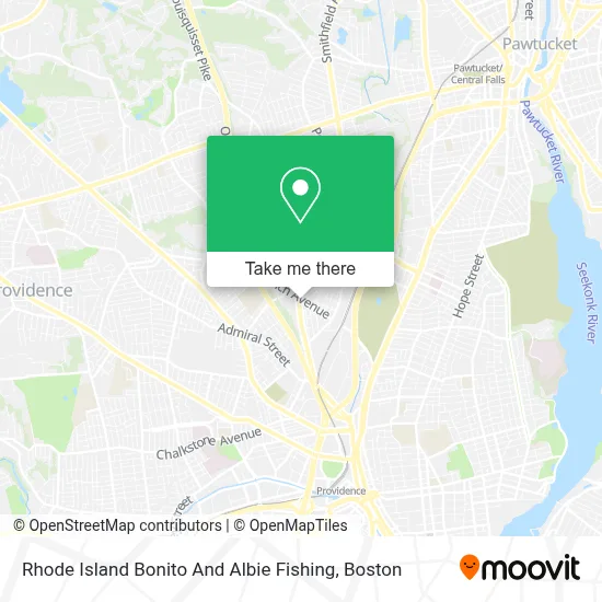Rhode Island Bonito And Albie Fishing map