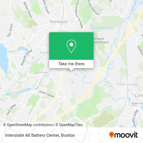 Interstate All Battery Center map