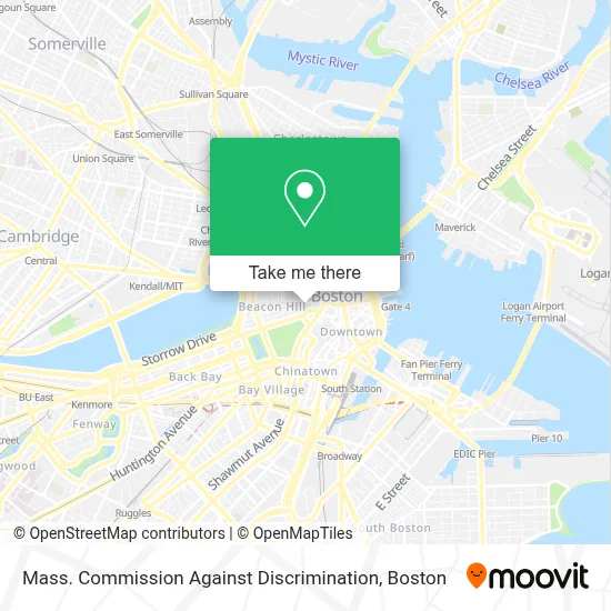 Mass. Commission Against Discrimination map