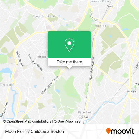 Moon Family Childcare map