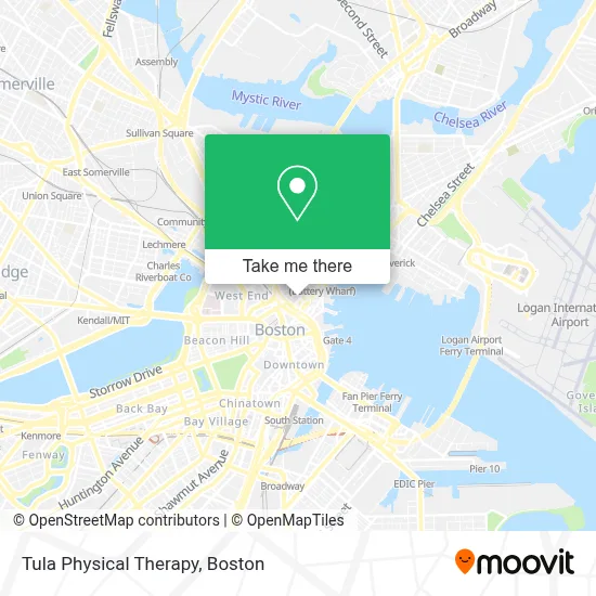 Tula Physical Therapy map