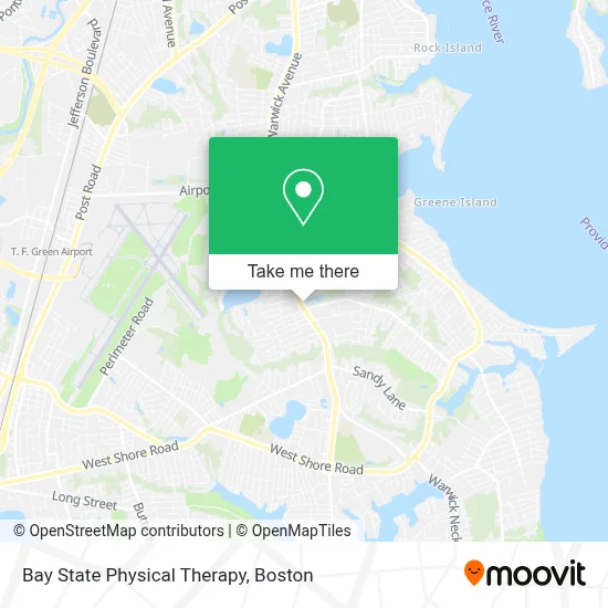 Bay State Physical Therapy map