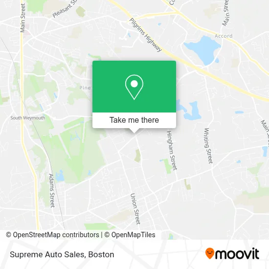 Supreme Auto Sales map