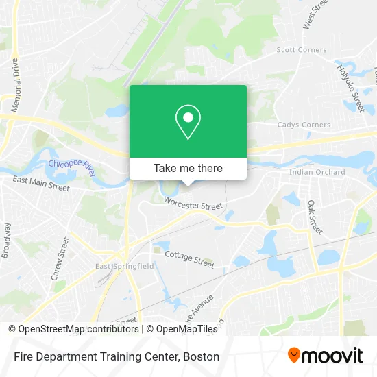 Fire Department Training Center map