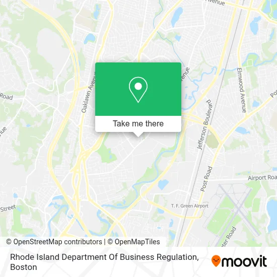 Rhode Island Department Of Business Regulation map