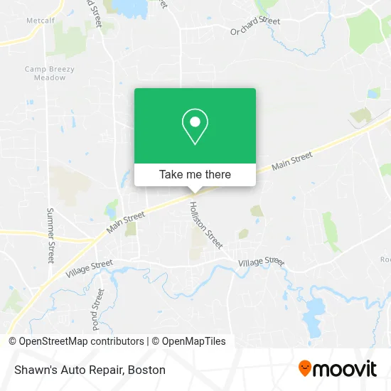 Shawn's Auto Repair map