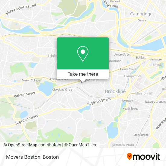 Movers Boston map