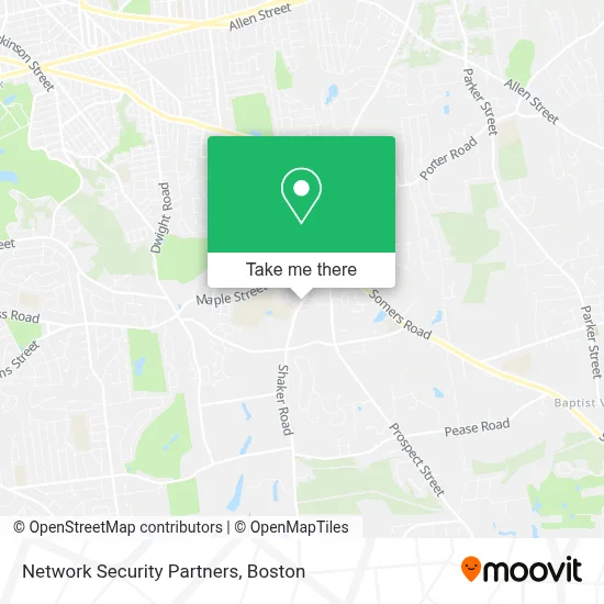 Network Security Partners map