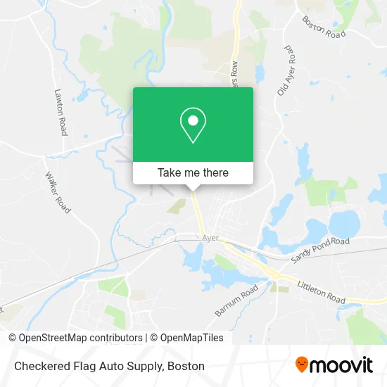 Checkered Flag Auto Supply map