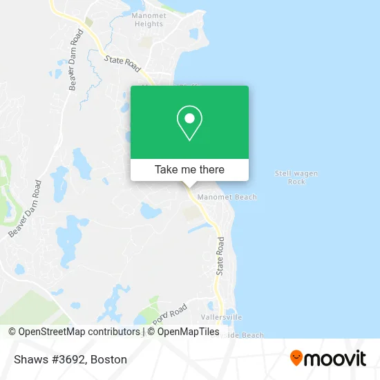 Shaws #3692 map