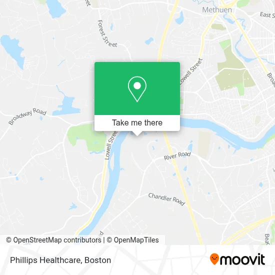 Phillips Healthcare map