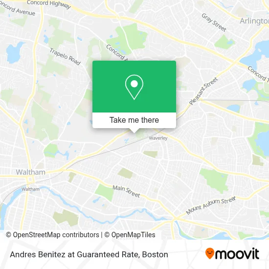 Andres Benitez at Guaranteed Rate map