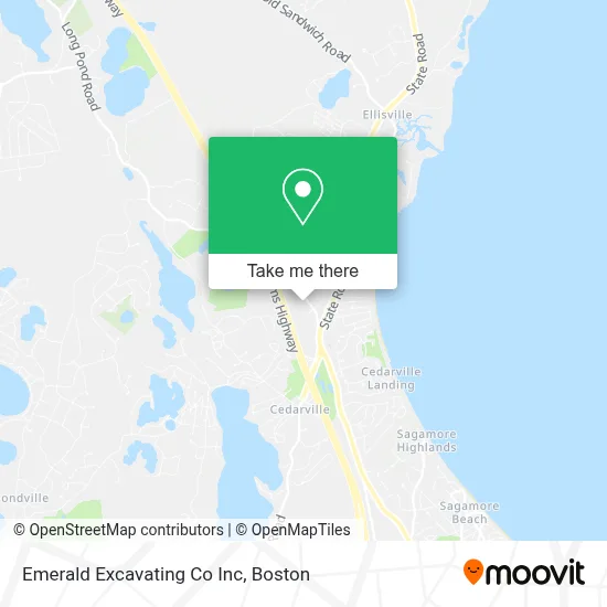 Emerald Excavating Co Inc map