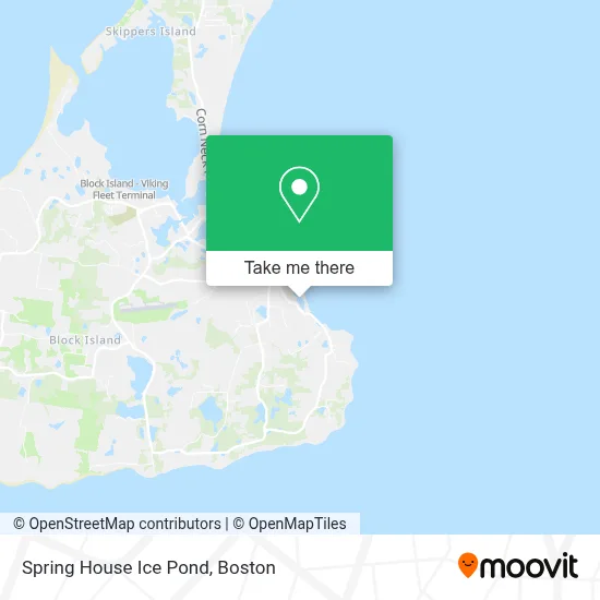 Spring House Ice Pond map