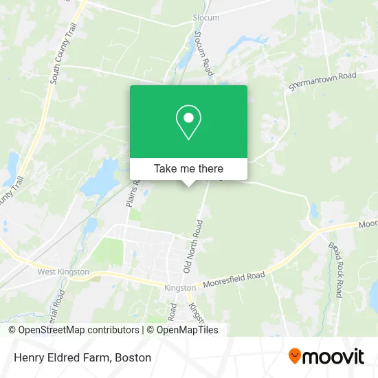 Henry Eldred Farm map