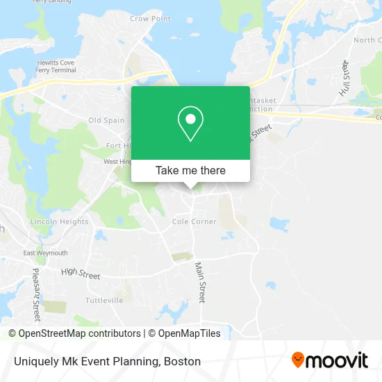 Uniquely Mk Event Planning map