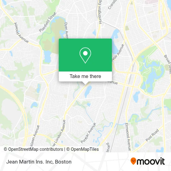 Jean Martin Ins. Inc map