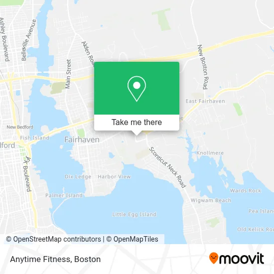 Anytime Fitness map