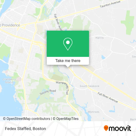 Fedex Staffed map