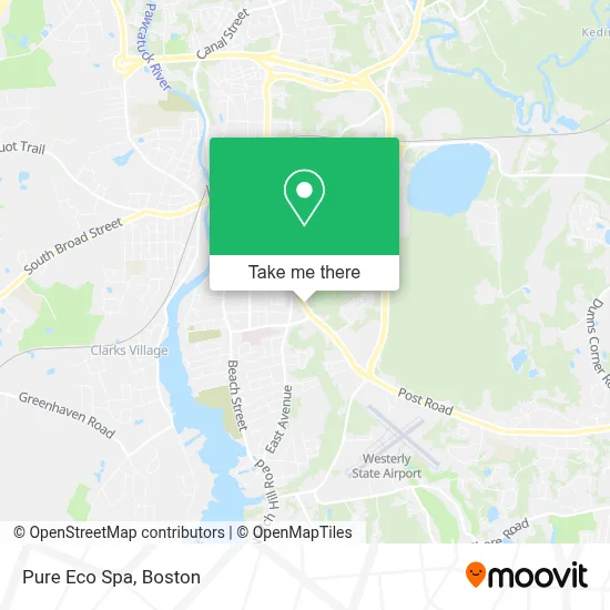 Pure Eco Spa map