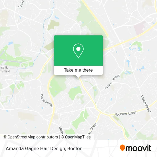Amanda Gagne Hair Design map