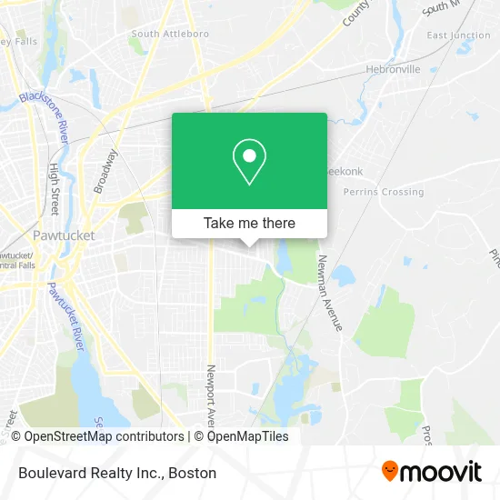 Boulevard Realty Inc. map