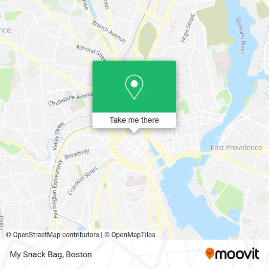 My Snack Bag map
