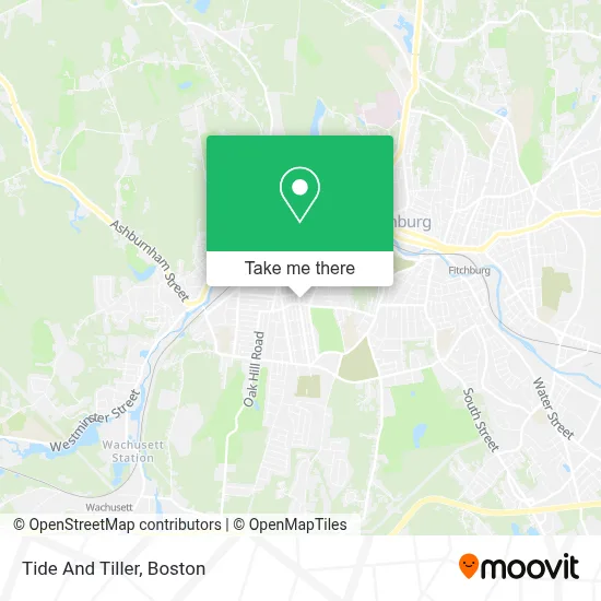 Tide And Tiller map