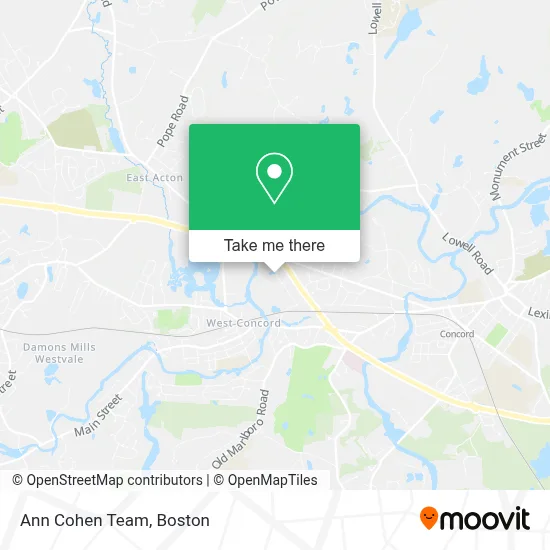 Ann Cohen Team map