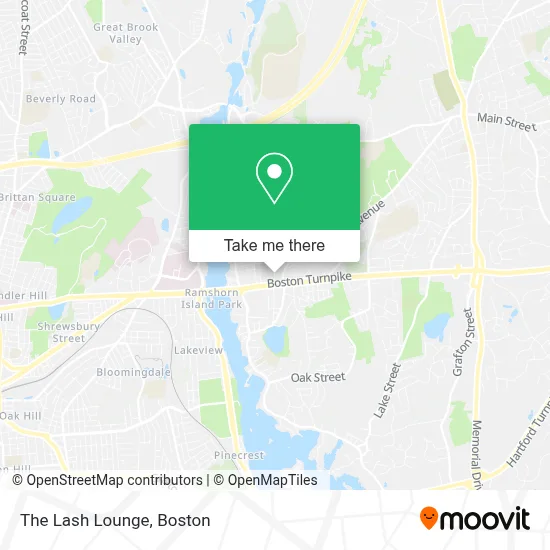 The Lash Lounge map