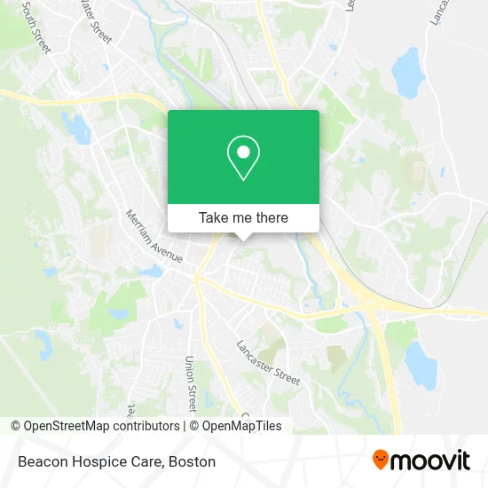 Beacon Hospice Care map