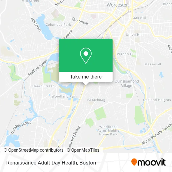 Renaissance Adult Day Health map