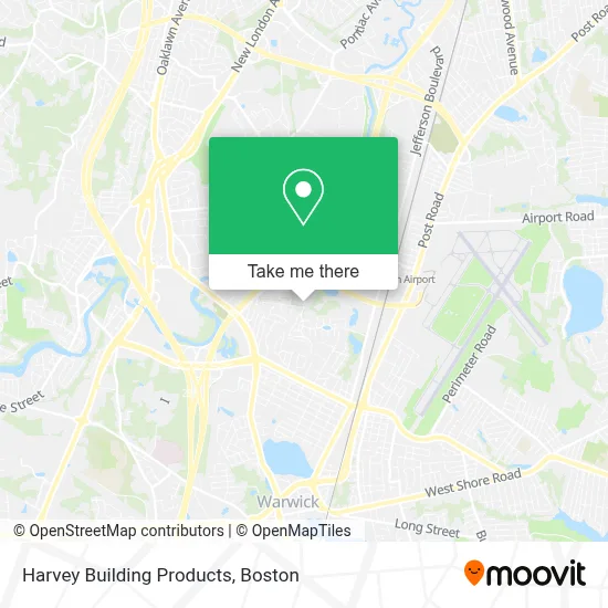 Harvey Building Products map
