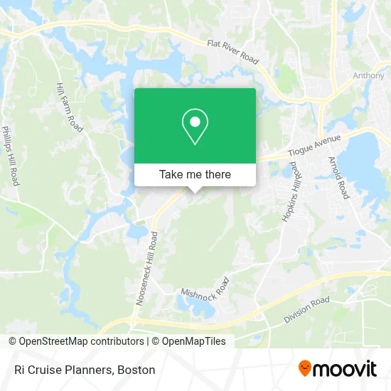 Ri Cruise Planners map